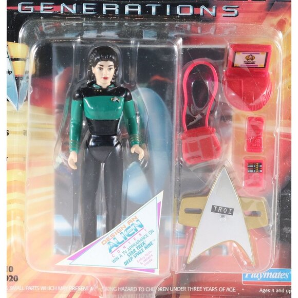 Star Trek Generations Commander Deanna Troi Counselor Figure 1993 Vintage - Picture 4 of 9